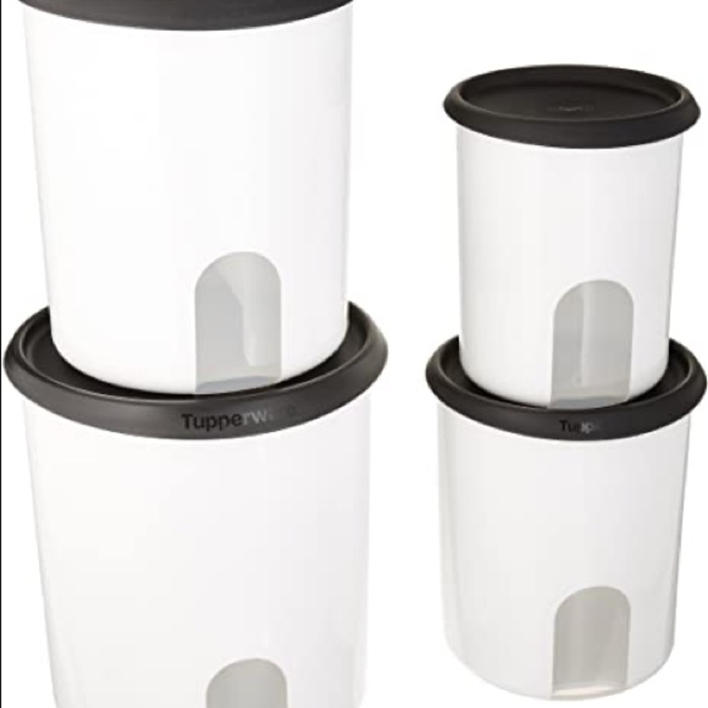 Tupperware One Touch Canister Set - Picture 3 of 3